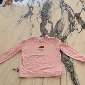 paper doll Light Pink Santa Face Crewneck Sweatshirt